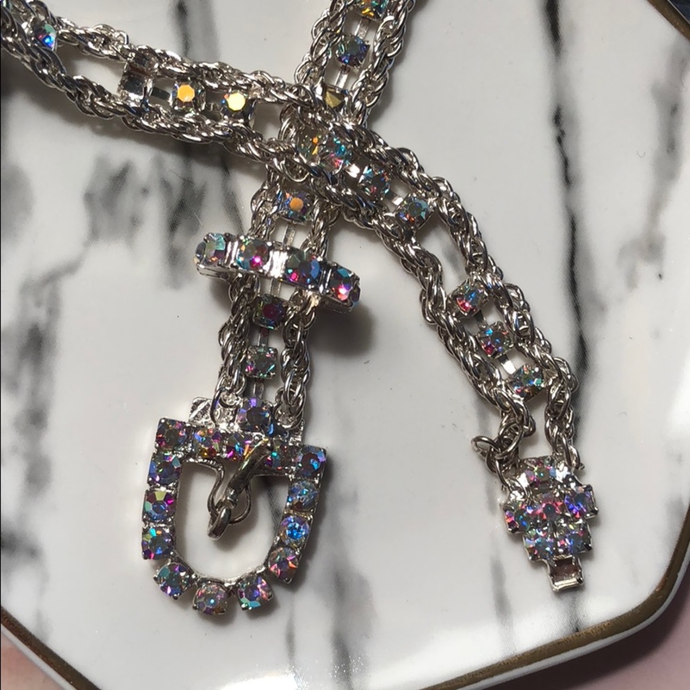 Rhinestone waists belt